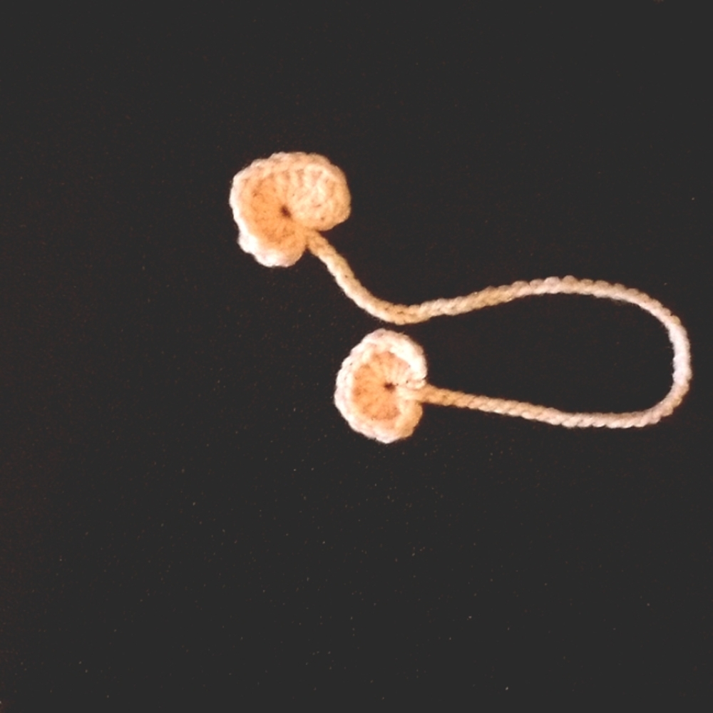 handmade light pink bag charm (can also be used as a bookmark or car decoration)